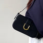 Borsa in pelle verniciata lucida di alta qualità da donna retrò
