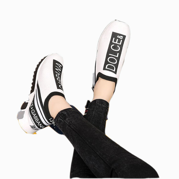 Atmungsaktive Fly Woven-Sneaker mit runder Spitze