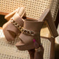 Women's High-heeled Sandals And Slippers With Thick Heels