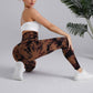 Tie-dye Printed Yoga Pants Fashion Seamless High-waisted Hip-lifting
