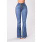 Explosive Style Damenjeans mit hoher Taille und weitem Bein