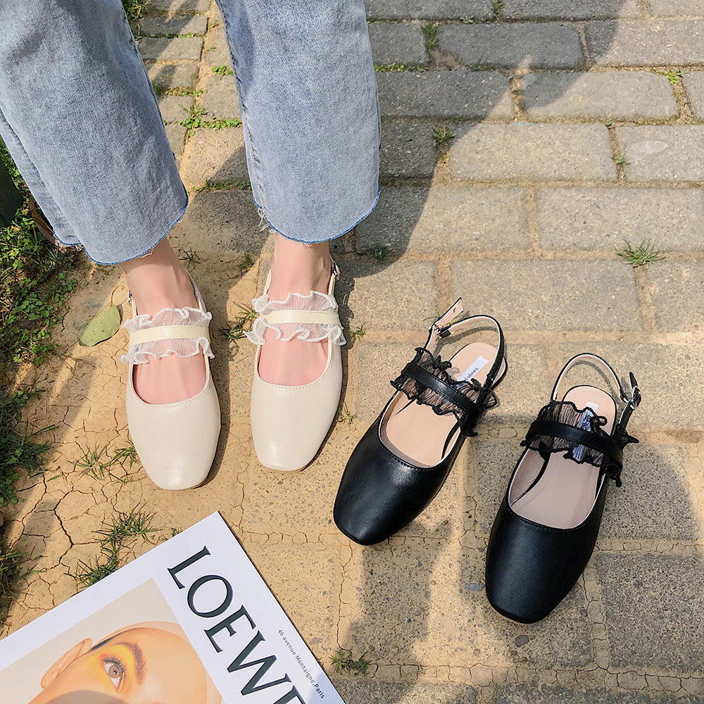 Shallow mouth fairy shoes