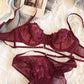 Ultra-thin Underwear Big Breast Small French Thin Lace Bra