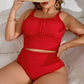 Costume da bagno bikini da spiaggia taglie forti per donna