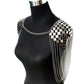Festival Metal Chain Medieval Inspired Shoulder Pads