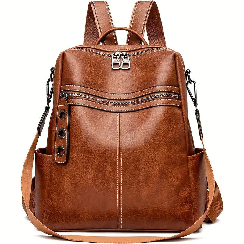 Borsa per donna alla moda in similpelle, borsa a tracolla convertibile, borsa da viaggio, borsa a tracolla, zaino da donna