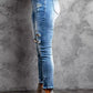 Burrs Tassels Denim-Hose für Damen