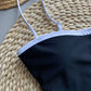 One-piece Women's Patchwork Swimsuit