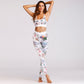 Damen Weste Hose Sportanzug Yogaanzug Anzug