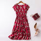 Cotton silk dress