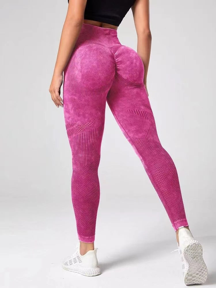 Pantaloni sportivi da yoga, fitness e moda, abbigliamento da donna