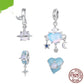 DIY Beaded Bracelet Accessories S925 Sterling Silver Beads