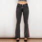 Leggings Donna Sexy Push Up Jeans Denim Pantaloni Svasati