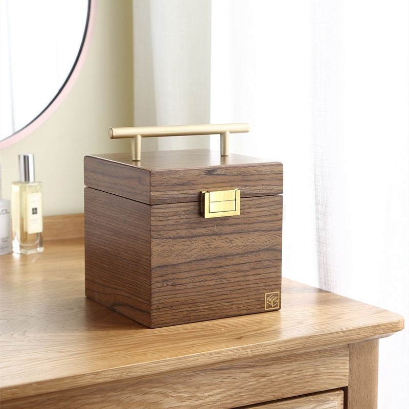Klassische Schmuckschatulle aus Holz zur Aufbewahrung von Kosmetik