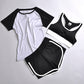 Abbigliamento yoga completo sportivo a tre pezzi