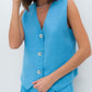 Abito casual in cotone e lino da donna alla moda