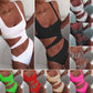 Solid Color One-piece Swimsuit Solid Color One-piece Bikini