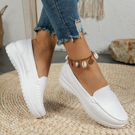 Plateau-Loafer Slip-on Temperament Erhöhter britischer Stil