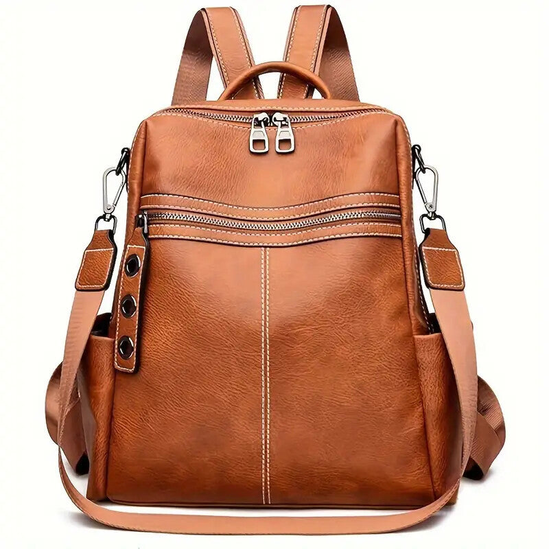Borsa per donna alla moda in similpelle, borsa a tracolla convertibile, borsa da viaggio, borsa a tracolla, zaino da donna
