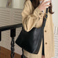 Borsa a tracolla da donna, borsa a mano alla moda, borsa a tracolla, borsa in pelle PU minimalista da donna