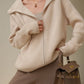 Khaki Knitted Cardigan For Women Autumn