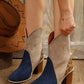 Absatzstiefeletten mit halbhohem Absatz für Damen Herbst- und Winterschuhe