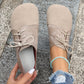 Scarpe da donna taglie forti, stile retrò, con fondo piatto, casual, basse, con lacci, Gommino