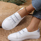 White Shoes Casual Versatile Slip-on Lazy Low-cut Flat