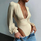 Casual high-end stitching slim-fit jumpsuit