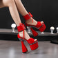 Scarpe col tacco alto personalizzate alla moda da donna