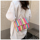 Women's Simple Fashion Rainbow Shoulder Bag