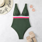 Costume da bagno senza schienale cucito, taglia regolabile