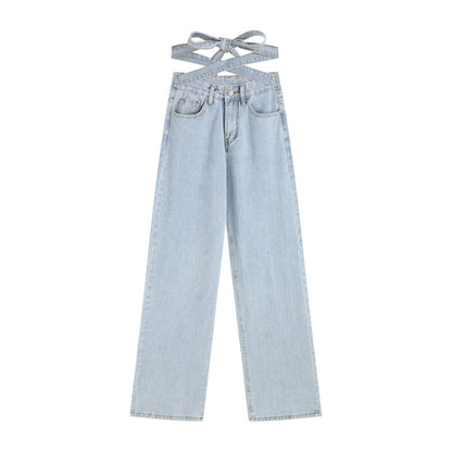 Pantaloni alla moda, larghi, dritti, sottili e con cinturini