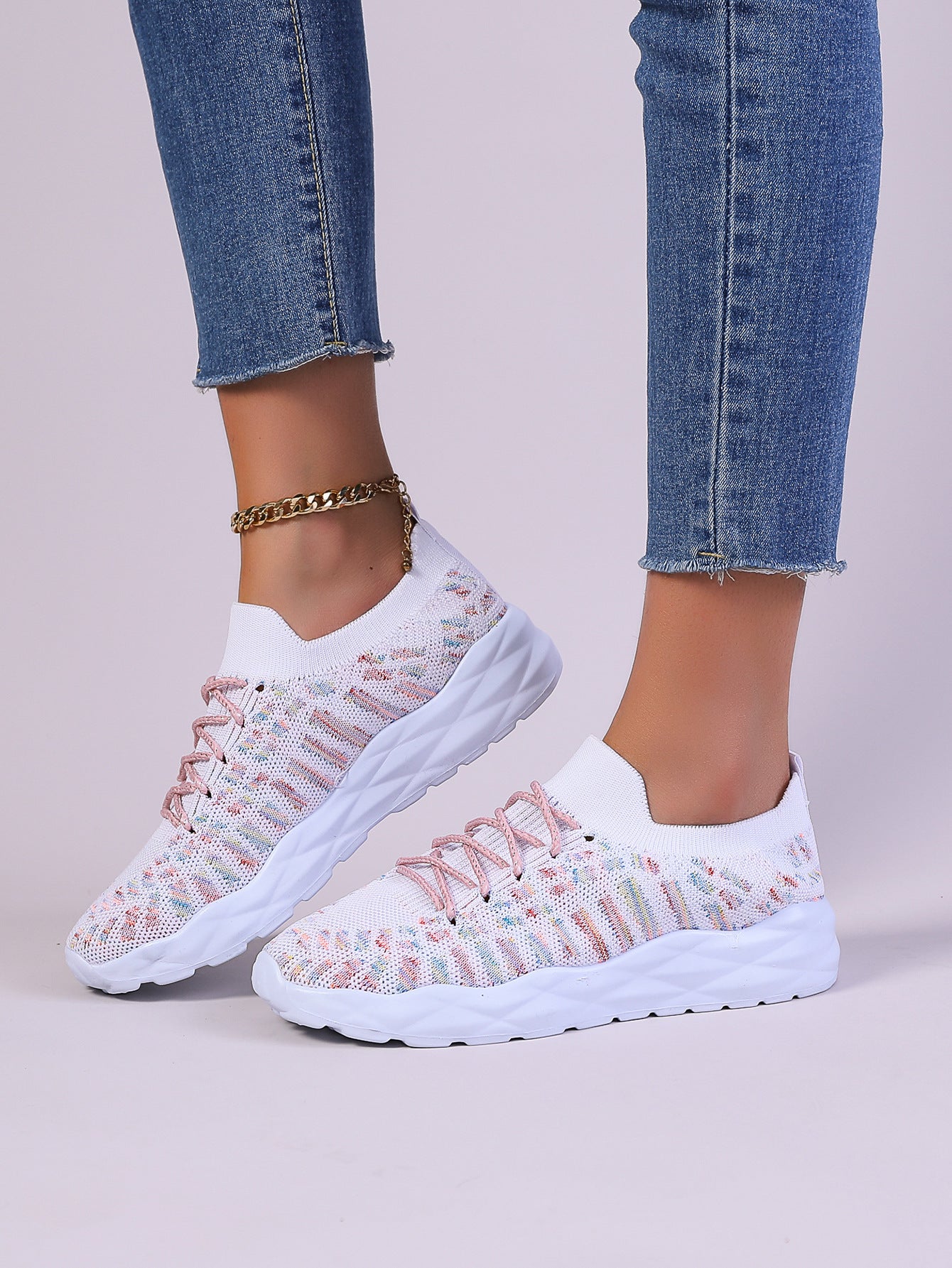 Nuove scarpe sportive e per il tempo libero alla moda estiva taglie forti da donna