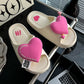 Three-dimensional Love Letter Women's Sandals