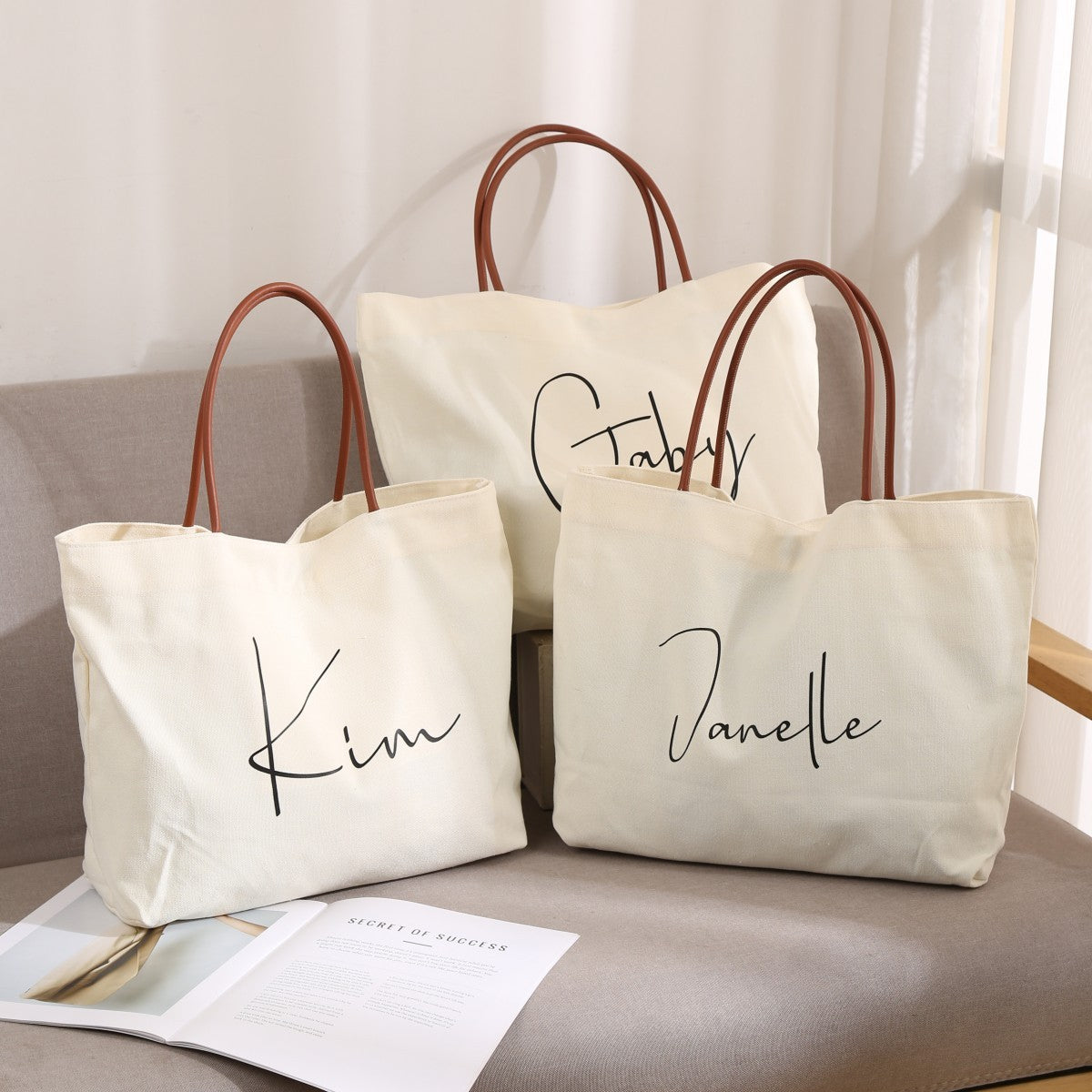 Borsa tote personalizzata alla moda da donna