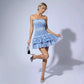 Lotus Leaf Skirt Tube Top Hollow Layered Waist Cake Dress