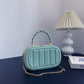 Chain Box Bag Women's Fashion Simple Portable Shoulder Messenger Bag