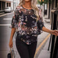 Women's Chiffon See-through Smock Top