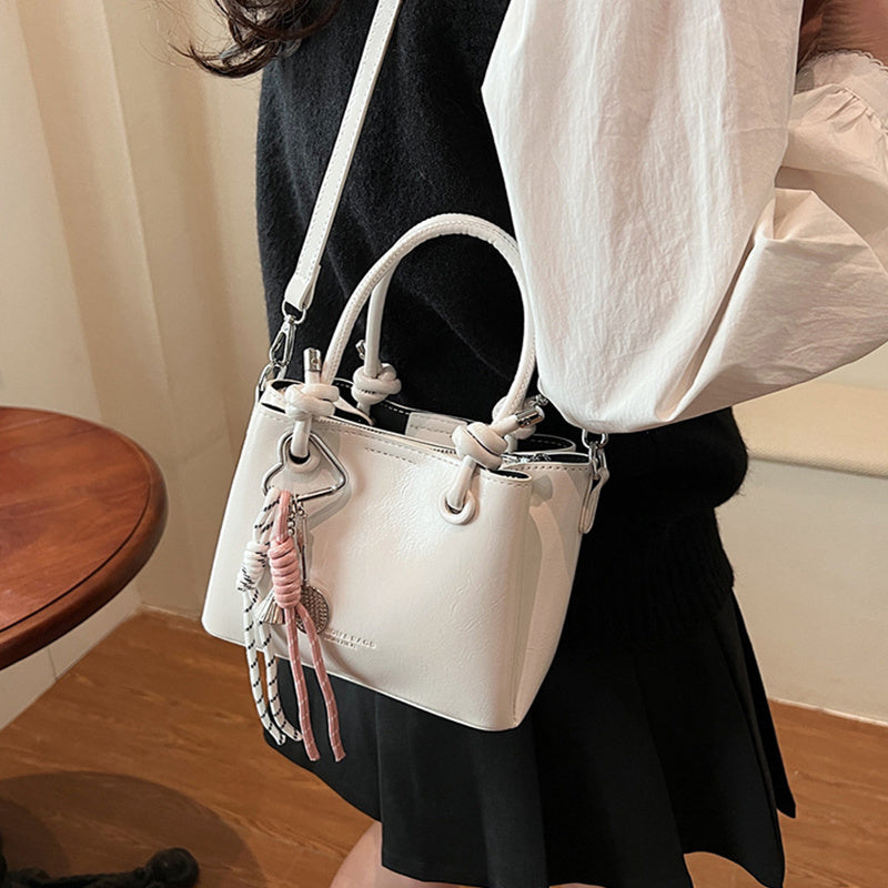 Damen Messenger Bag Mode Tragbare One-Shoulder Bucket Bag