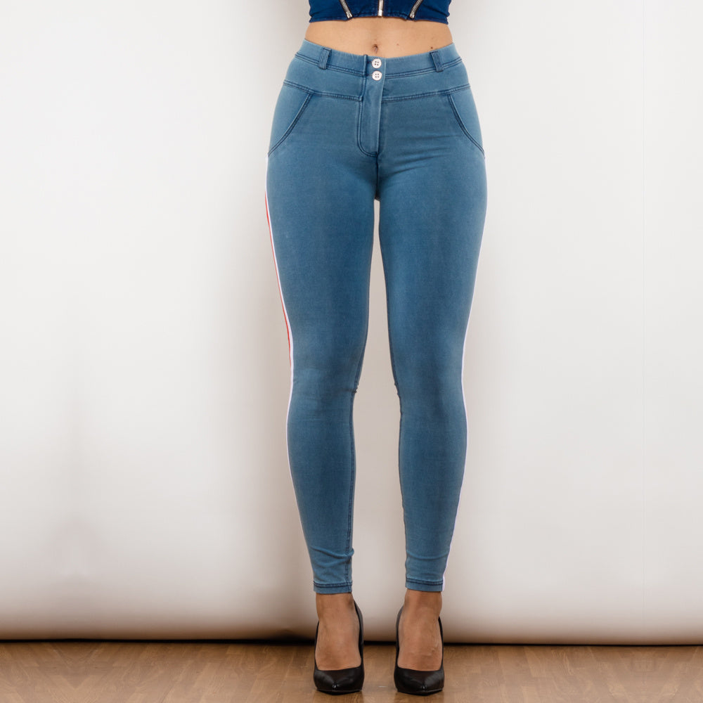 Leggings Woman Sexy Push Up Jeans Denim Pencil Pants
