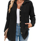 Camicia a maniche lunghe con tasca a contrasto a righe