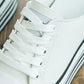 Pantofole da donna con punta tonda e lacci, scarpe con plateau