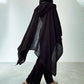Autumn Women's Long-sleeved Irregular Cotton And Linen Home Wear Two-piece Suit