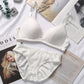 Biancheria intima da donna senza anello in acciaio sezione sottile raccogliere pizzo sexy