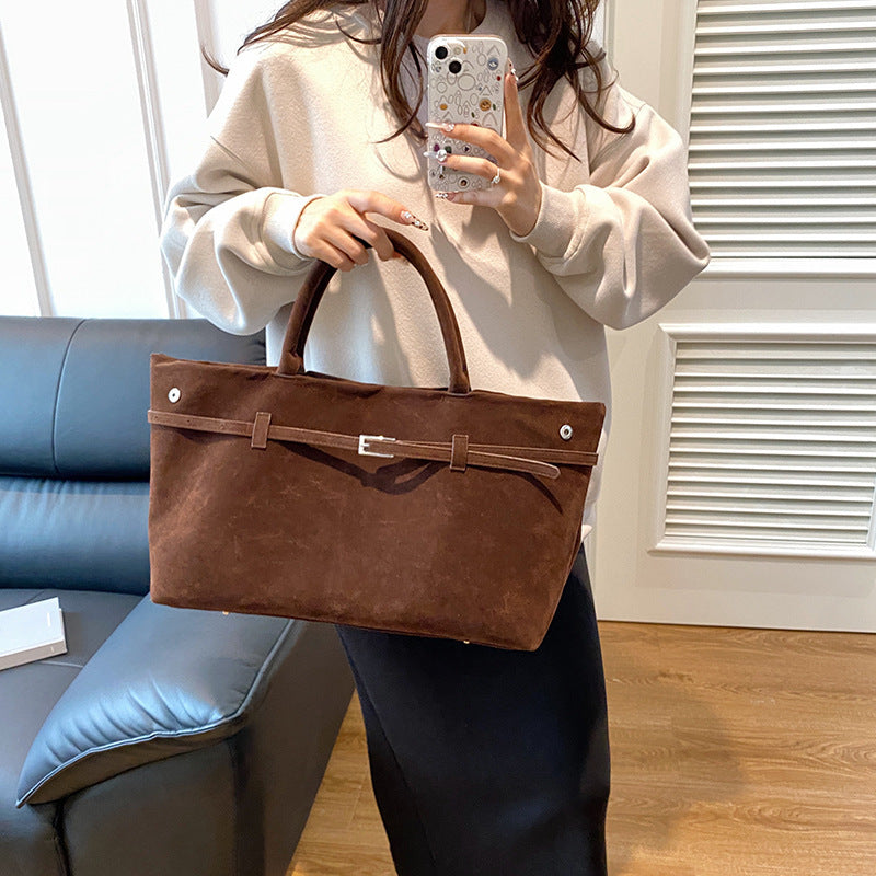 2025 Kapazität Casual Tragetaschen für Frauen Tote Design Tragbare Umhängetasche
