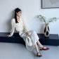 Women's Buckle Square Toe Leisure Semi-slippers Sandals
