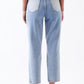 Cotton Stitching Retro Slim Straight Loose Jeans