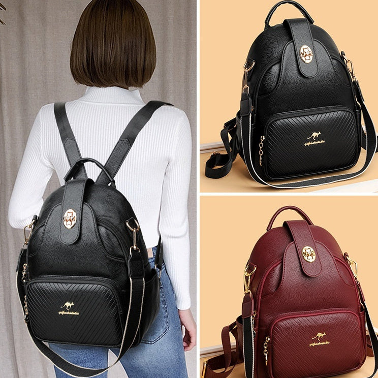 Ladies New Stylish And Versatile Go Out All-matching Backpack