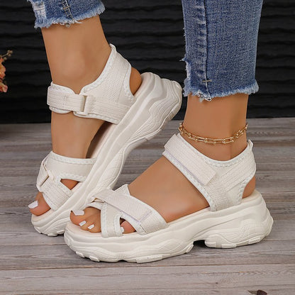 Frühling und Sommer neue Plateau-Sandalen für Damen